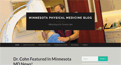 Desktop Screenshot of mnphysicalmedicine.com