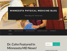 Tablet Screenshot of mnphysicalmedicine.com